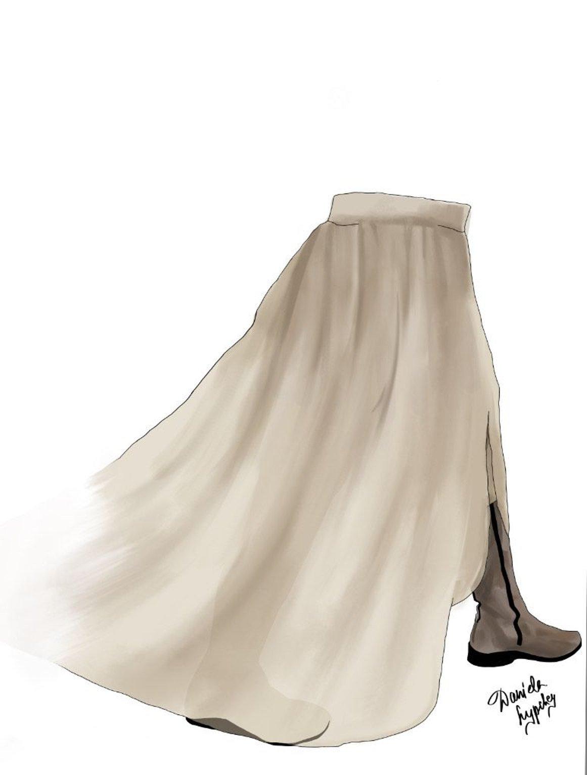 Anhang 2.7: Design-Entwurf des Unterteils des Bühnenoutfits