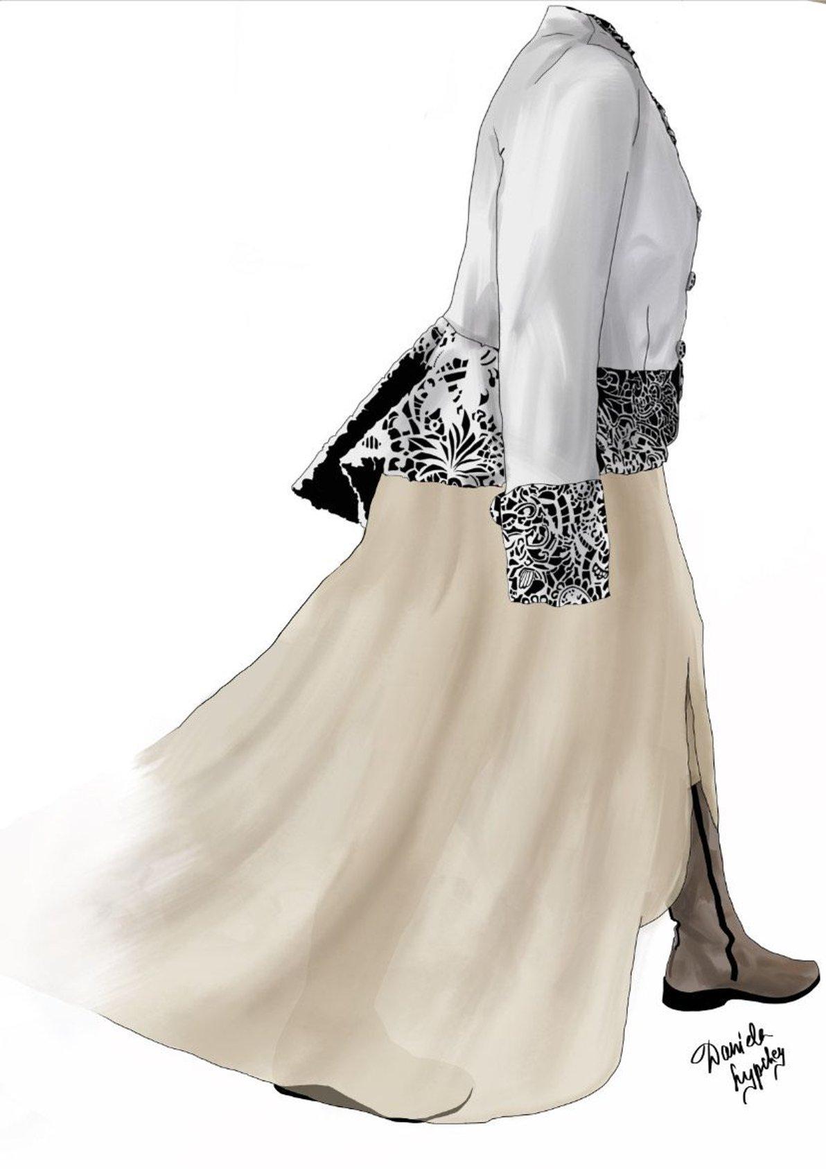 Abbildung 5: Design-Entwurf des Bühnenoutfits